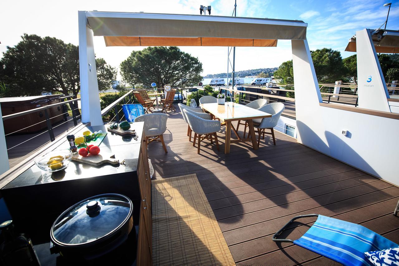 Floating Sea House Kahne Portoroz Villa Bagian luar foto